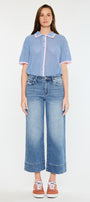 kells High Rise Crop Wide Leg Jeans - Official Kancan USA