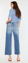 kells High Rise Crop Wide Leg Jeans - Official Kancan USA
