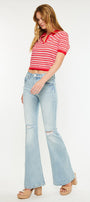 Abigail High Rise Flare Jeans - Official Kancan USA
