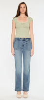 Rachelle Mid Rise Slim Straight Jeans - Official Kancan USA