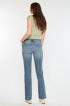 Rachelle Mid Rise Slim Straight Jeans