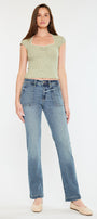 Rachelle Mid Rise Slim Straight Jeans - Official Kancan USA