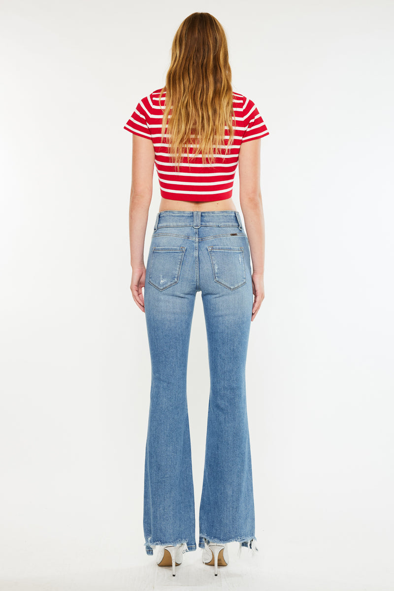 Giselle High Rise Flare Jeans - Official Kancan USA