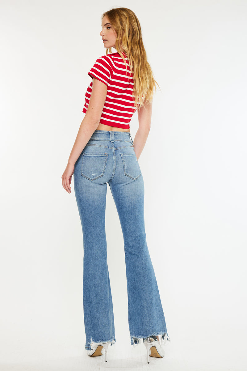 Giselle High Rise Flare Jeans - Official Kancan USA