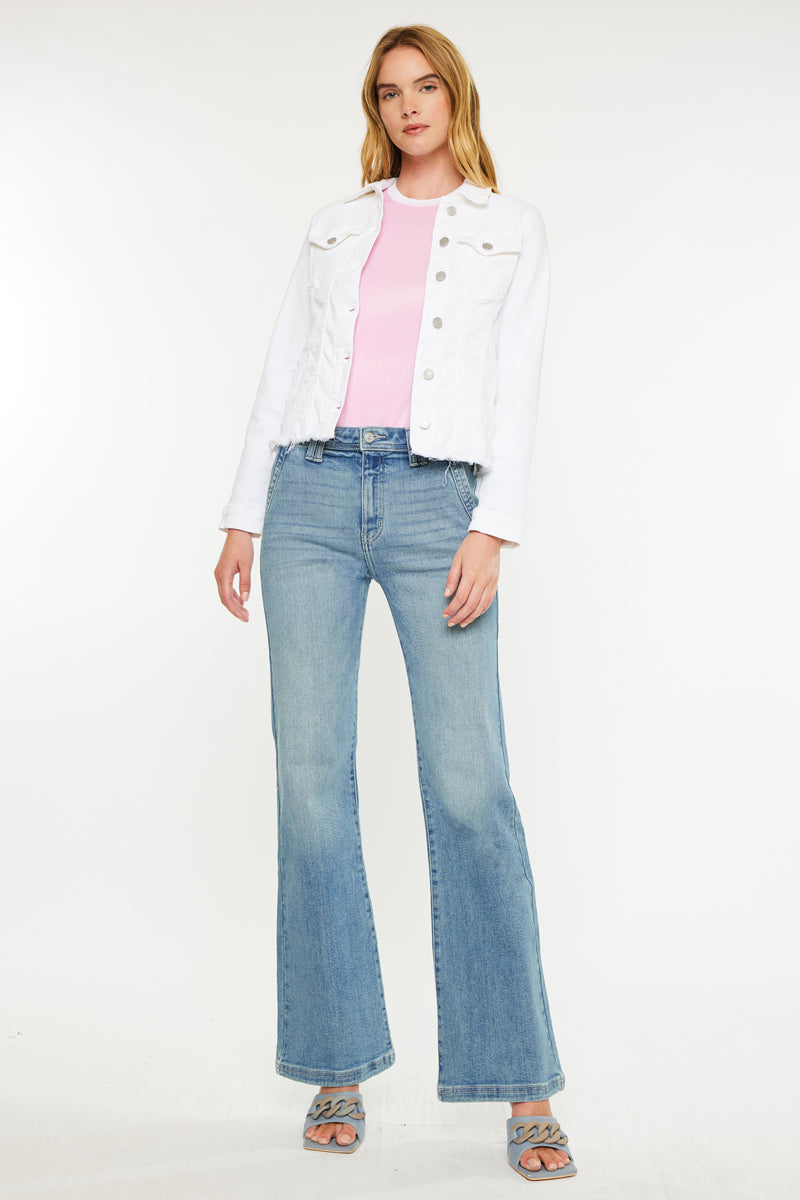 Mace High Rise Wide Flare Jeans - Official Kancan USA