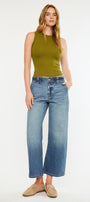 Bells Mid Rise Loose Barrel Jeans - Official Kancan USA