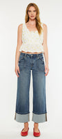 Beck Mid Rise Wide Jeans - Official Kancan USA