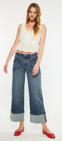 Beck Mid Rise Wide Jeans - Official Kancan USA