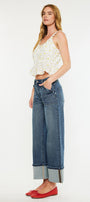 Beck Mid Rise Wide Jeans - Official Kancan USA