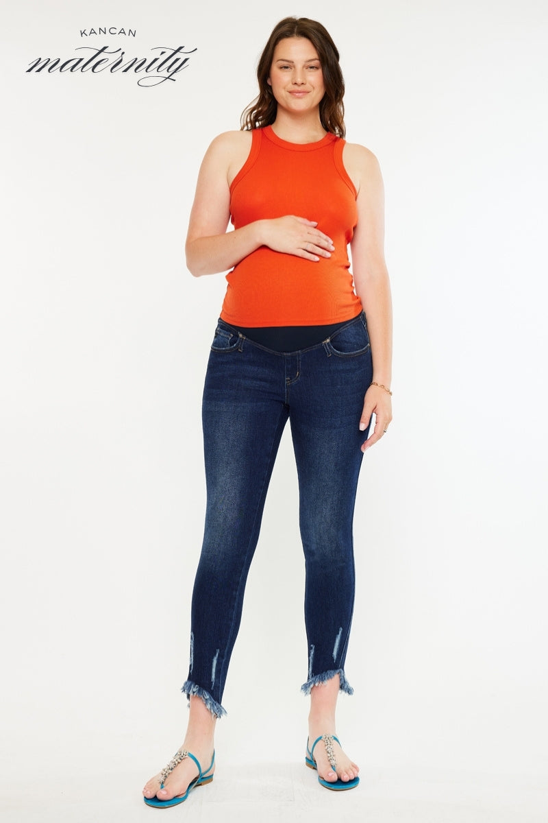Meredith Maternity Ankle Skinny Jeans - Official Kancan USA