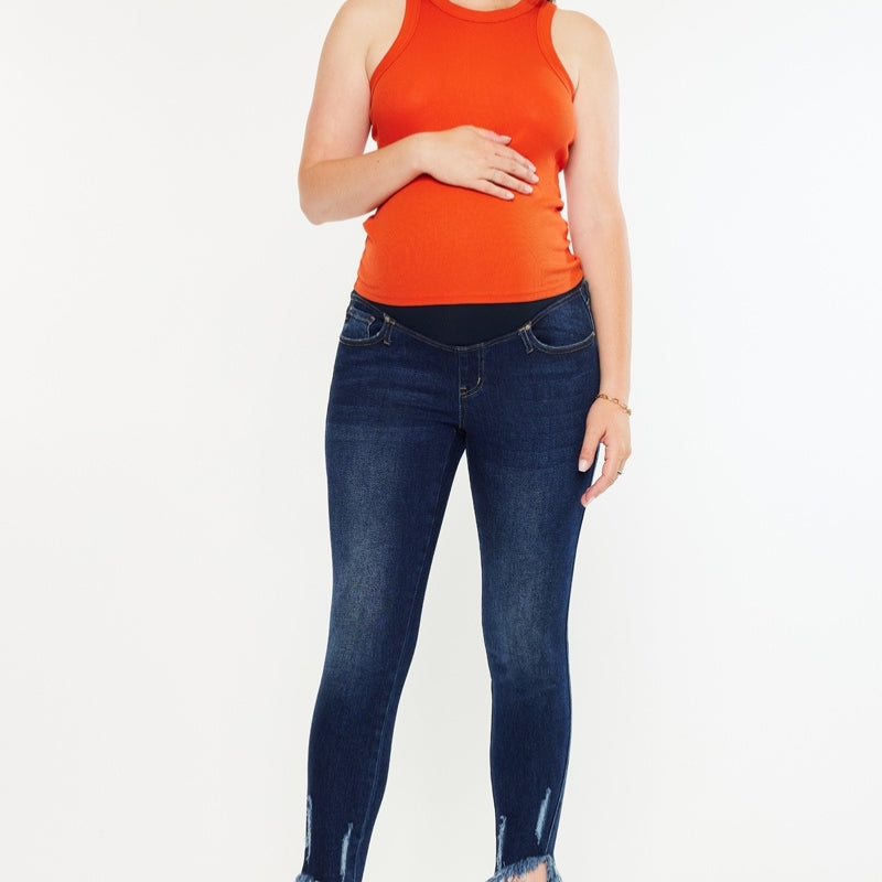 Meredith Maternity Ankle Skinny Jeans - Official Kancan USA
