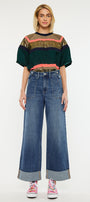 Haylee Ultra High Rise 90's Wide Leg Trousers Jeans - Official Kancan USA