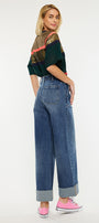 Haylee Ultra High Rise 90's Wide Leg Trousers Jeans - Official Kancan USA