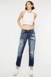 Alena Mid Rise Slim Boyfriend Jeans - Official Kancan USA