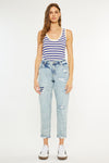 Alena Mid Rise Slim Boyfriend Jeans