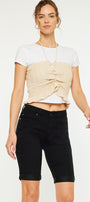Annette Mid Rise Bermuda Shorts - Official Kancan USA