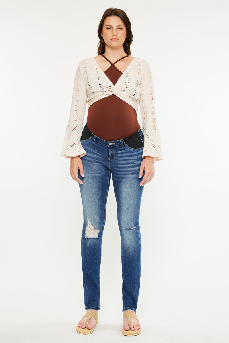 Fatima Maternity Super Skinny Jeans - Official Kancan USA