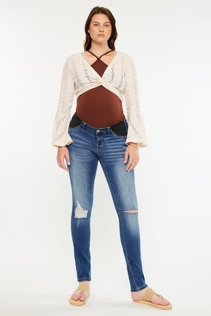 Fatima Maternity Super Skinny Jeans - Official Kancan USA