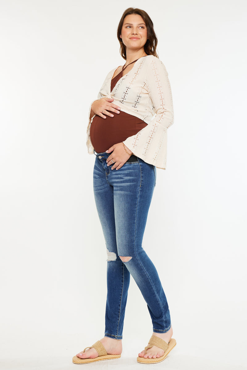 Fatima Maternity Super Skinny Jeans - Official Kancan USA