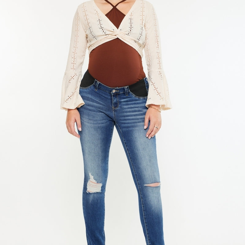 Fatima Maternity Super Skinny Jeans - Official Kancan USA