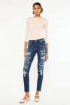 Tobie Mid Rise Super Skinny Jeans - Official Kancan USA