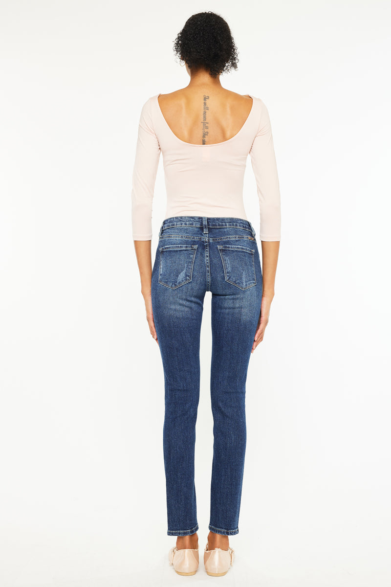 Tobie Mid Rise Super Skinny Jeans - Official Kancan USA