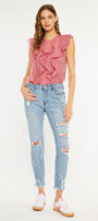 Augustina Mid Rise Ankle Skinny Jeans - Official Kancan USA