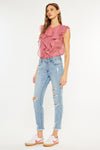 Augustina Mid Rise Ankle Skinny Jeans - Official Kancan USA
