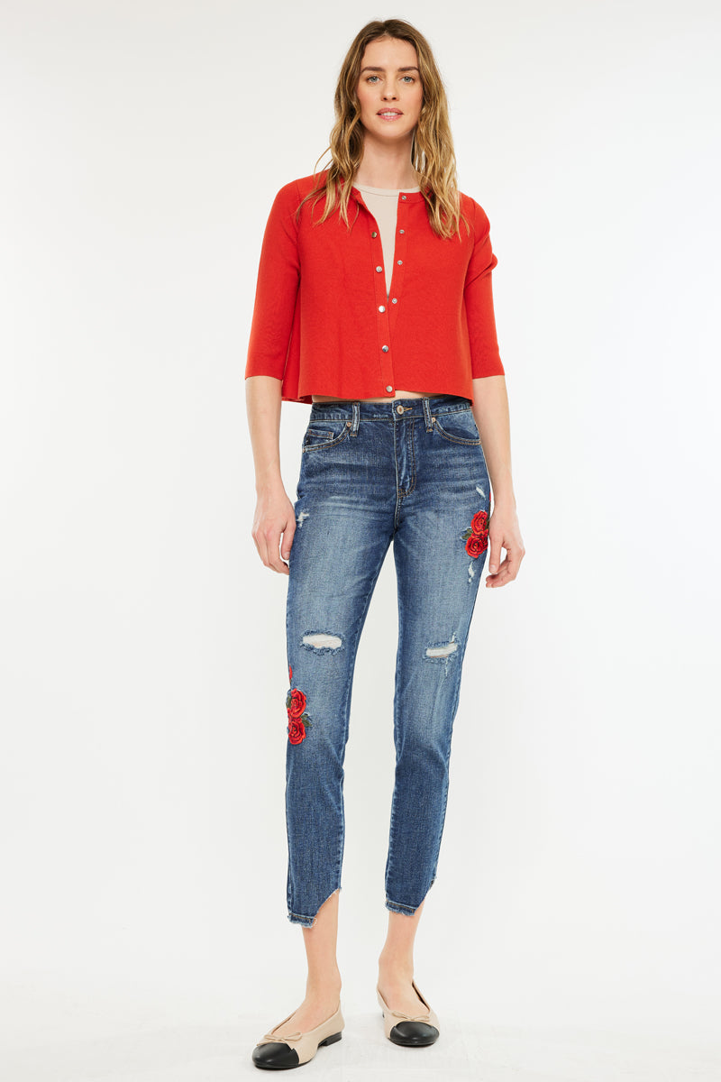 Isla High Rise Ankle Skinny Jeans - Official Kancan USA