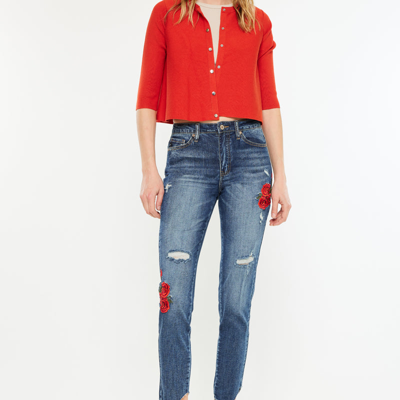 Isla High Rise Ankle Skinny Jeans - Official Kancan USA