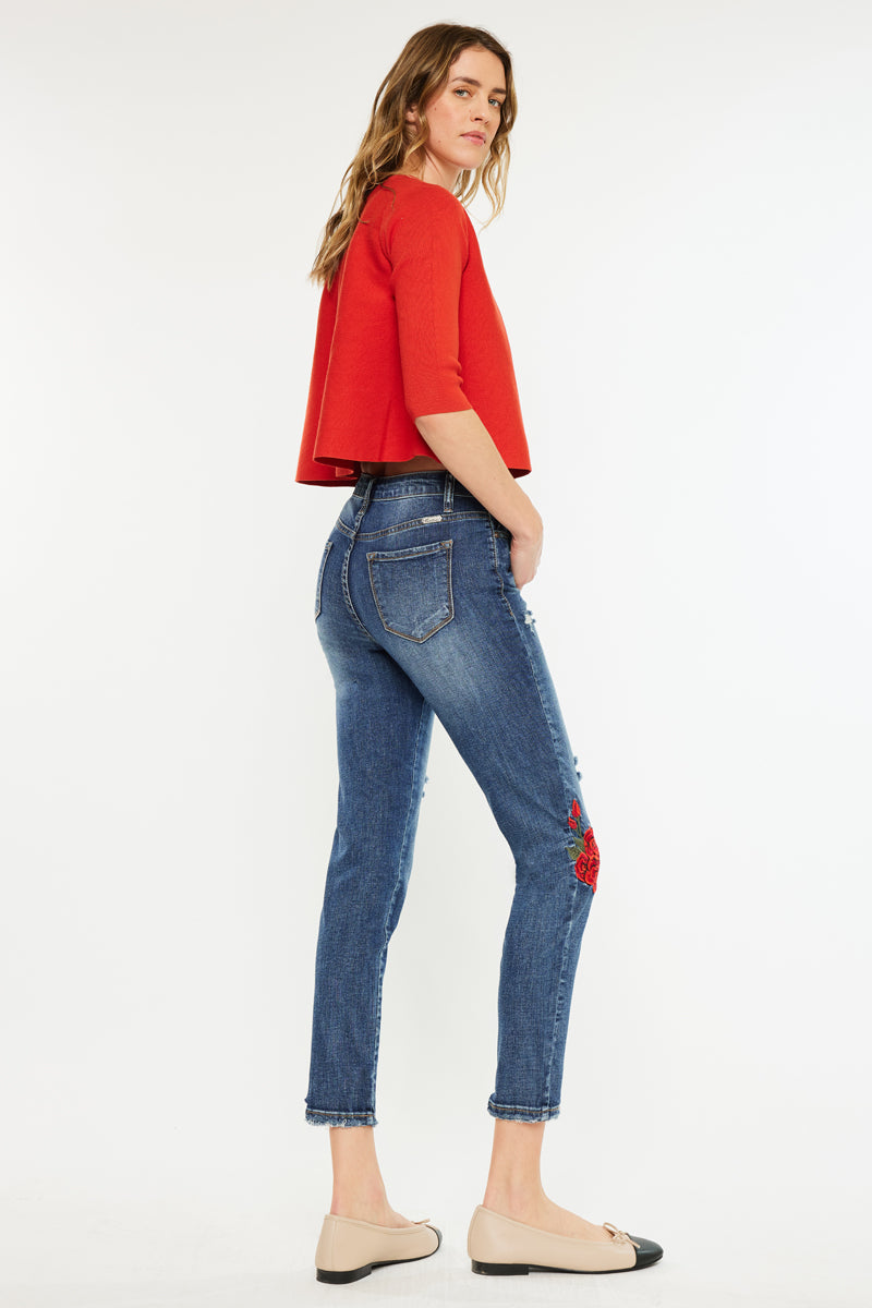 Isla High Rise Ankle Skinny Jeans - Official Kancan USA