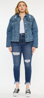 Mona Denim Jacket (Plus Size) - Official Kancan USA