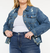 Loren Denim Jacket (Plus Size) - Official Kancan USA
