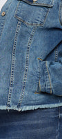 Mona Denim Jacket (Plus Size) - Official Kancan USA