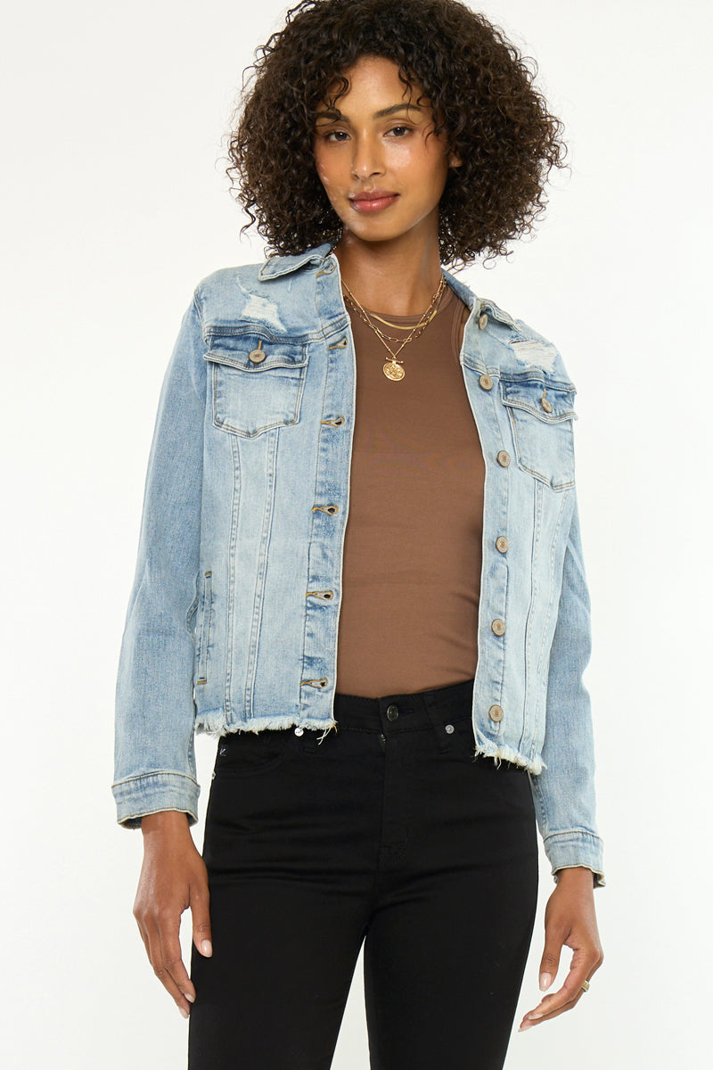 Wilson Denim Jacket | Boxy Fit | Regular Stretch – Kancan USA