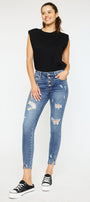 Ellington High Rise Ankle Skinny Jeans - Official Kancan USA