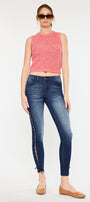 Jackie Mid Rise Ankle Skinny Jeans - Official Kancan USA