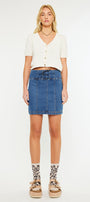 Bella High Rise Lace Up Corset Skirt - Official Kancan USA