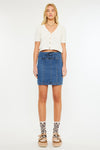 Bella High Rise Lace Up Corset Skirt - Official Kancan USA