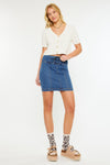 Bella High Rise Lace Up Corset Skirt - Official Kancan USA