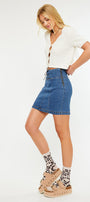 Bella High Rise Lace Up Corset Skirt - Official Kancan USA