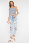 Collie High Rise Mom Jeans - Official Kancan USA