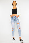 Collie High Rise Mom Jeans - Official Kancan USA
