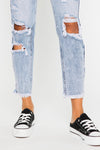Collie High Rise Mom Jeans - Official Kancan USA