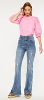 Miranda Ultra High Rise Flare Jeans - Official Kancan USA