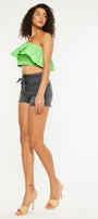 Tamsin Ultra High Rise Belted Shorts - Official Kancan USA