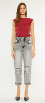 Akali Ultra High Rise Paperbag Boyfriend Jeans - Official Kancan USA
