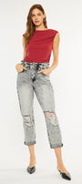 Akali Ultra High Rise Paperbag Boyfriend Jeans - Official Kancan USA