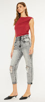 Akali Ultra High Rise Paperbag Boyfriend Jeans - Official Kancan USA