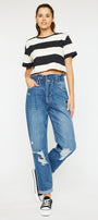 Olivia Ultra High Rise Paperbag Boyfriend Jeans - Official Kancan USA